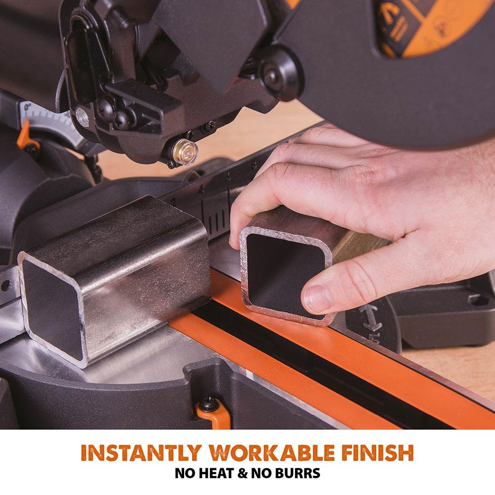 Evolution R210SMS+ 210mm Sliding Mitre Saw & Stand Bundle