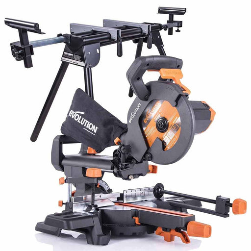 Evolution R210SMS-300+ Sliding Compound Mitre Saw & Mitre Saw Stand Bundle - Evolution Power Tools UK