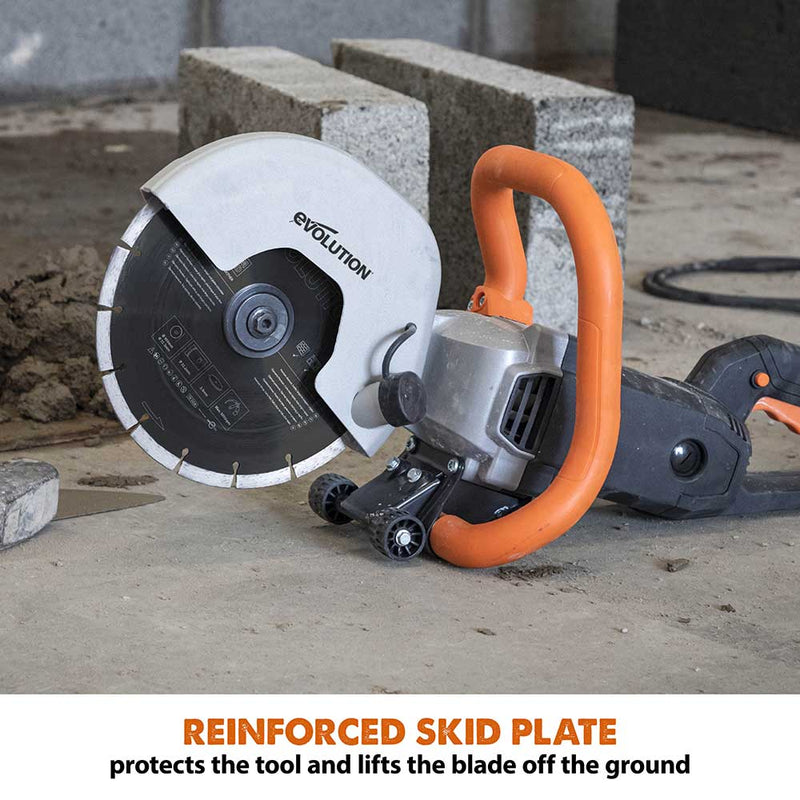 Evolution R230DCT 230mm 9" Electric Disc Cutter Concrete Saw with Diamond Blade - Evolution Power Tools UK