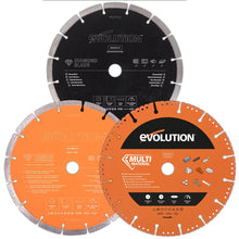 Evolution R230DCT Diamond Disc Cutter Blade Variety Pack 22.2mm Bore