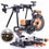 Evolution R255SMS-DB+ 255mm Double Bevel Sliding Compound Mitre Saw with 40T Wood Blade and 28T Multi-Material TCT Blade