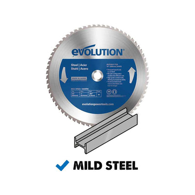 Evolution R355CPS 355mm Chop Saw + Extra 355mm Blade + Chop Saw Stand Bundle