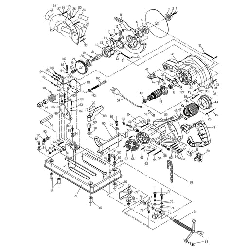 Evolution RAGE4 Spare Parts - Evolution Power Tools UK