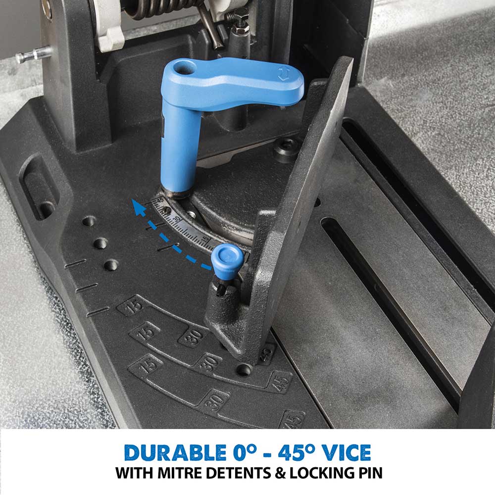 Evolution S355CPS 355mm Metal Cutting Chop Saw+ Extra Blade + Chop Saw Stand Bundle