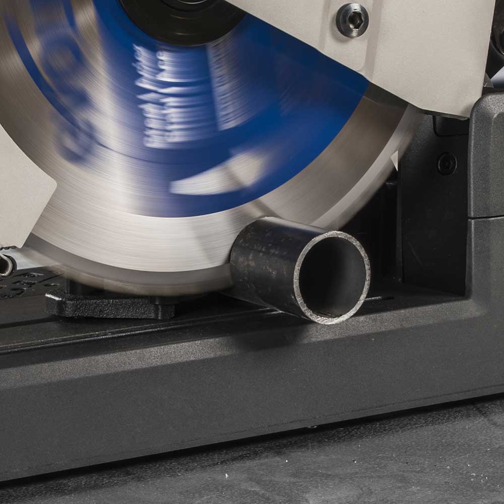 Evolution S355CPS 355mm Metal Cutting Chop Saw+ Extra Blade + Chop Saw Stand Bundle