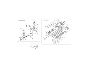 Evolution S355CPS Spare Parts (Base Section)