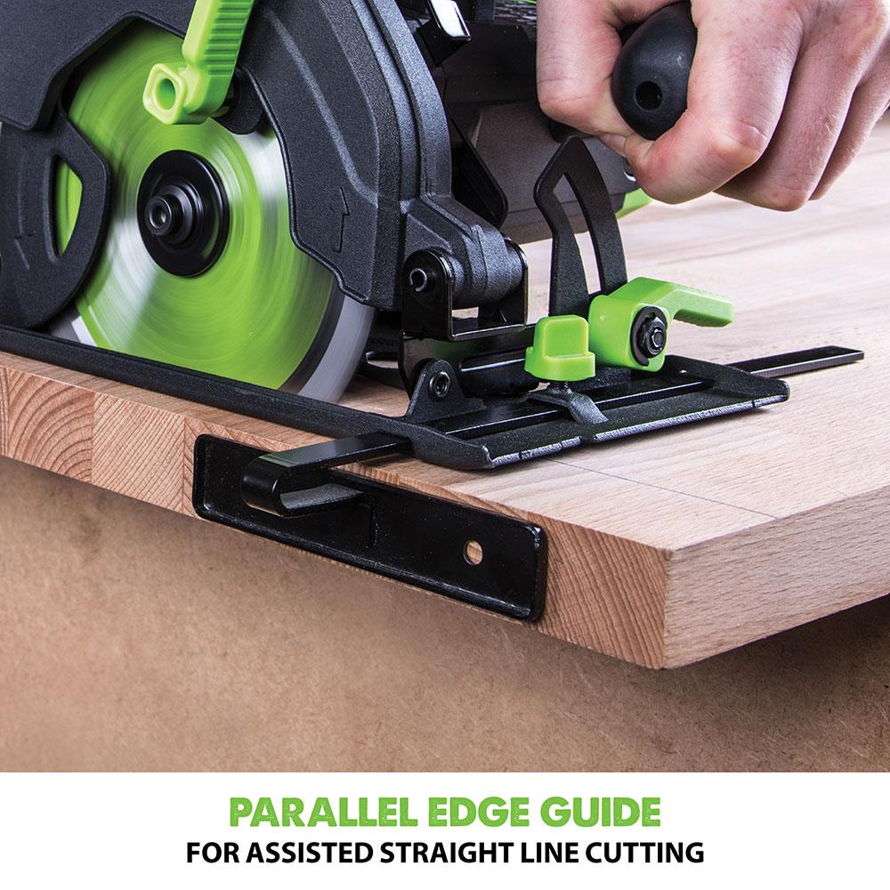 Evolution F165CCSL - 165mm Circular Saw with TCT Multi-Material Cutting Blade (230v)