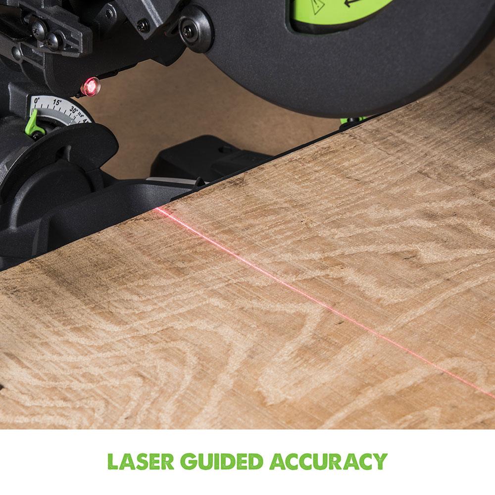 Evolution F255SMS 255mm Sliding Compound Mitre Saw With TCT Multi-Material Cutting Blade (230v)