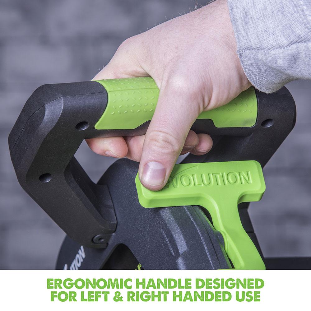 Evolution F255SMS 255mm Sliding Compound Mitre Saw With TCT Multi-Material Cutting Blade (230v)