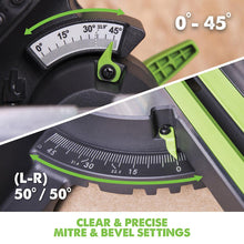 Evolution F255SMS 255mm Sliding Mitre Saw With TCT Multi-Material Cutting Blade (230v) (Refurbished - Fair Condition)