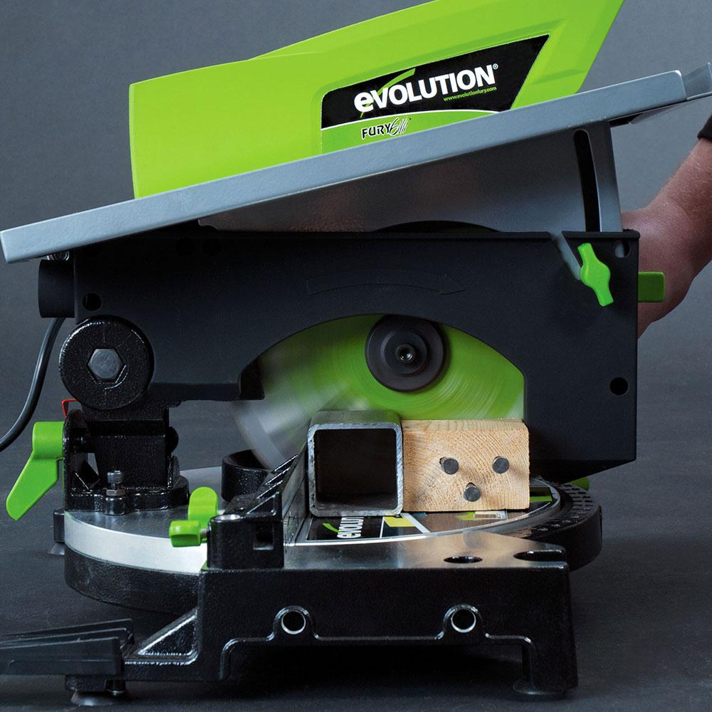 Evolution FURY6 210mm Convertible Table/Mitre Saw  (230v) Discontinued