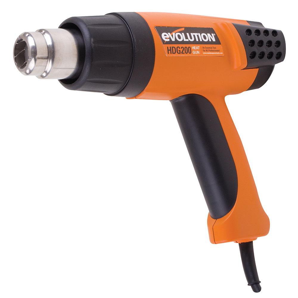 Evolution HDG200 Professional Adjustable 2,000 Watt Digital Heat Gun with LCD Screen(230v)