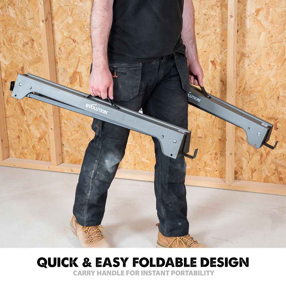 Evolution Metal Saw Horse With Folding Legs 500kg Max Load(Twin-Pack)