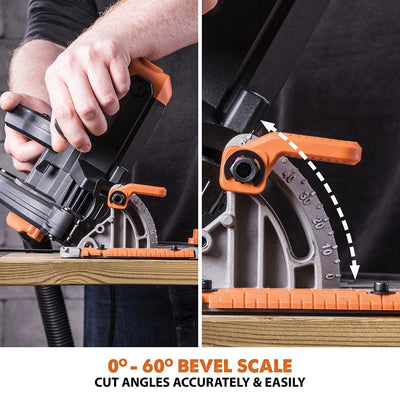 Evolution R185CCS 185mm 110V Circular Saw with TCT Multi-Material Cutting Blade