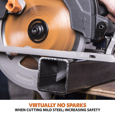 Evolution R185CCS 185mm 110V Circular Saw with TCT Multi-Material Cutting Blade