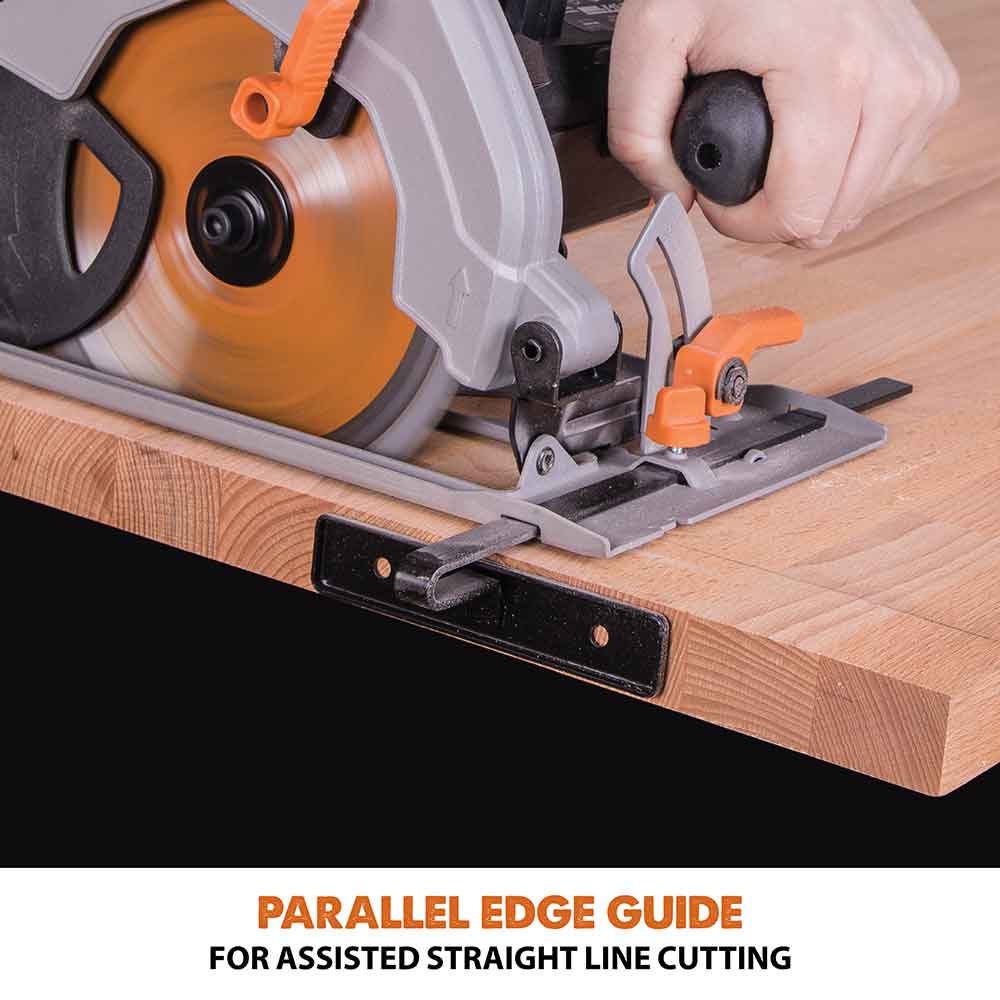 Evolution R185CCSL 185mm Circular Saw with TCT Multi-Material Cutting Blade