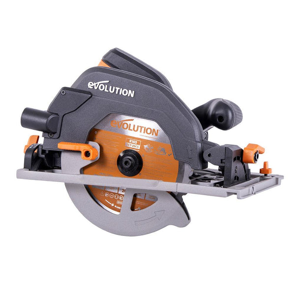 Evolution R185CCSX 185mm Circular Saw with TCT Multi-Material Cutting Blade (Refurbished - Fair Condition) - Evolution Power Tools UK