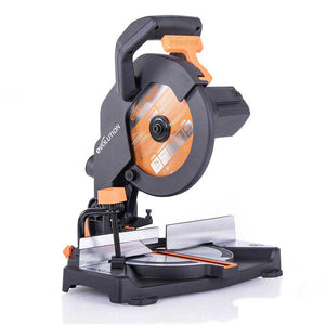 Evolution R210CMS+ 210mm 1200w Compound Mitre Saw With TCT Multi-Material Cutting Blade (Refurbished - Like New)