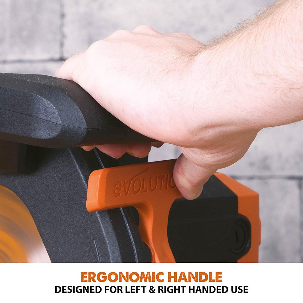 Evolution R210SMS-300+ Sliding Mitre Saw With TCT Multi-Material Cutting Blade (Refurbished - Like New)