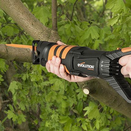 Evolution Corded Reciprocating Saw 850W (230v) Including 4 Blades | R230RCP