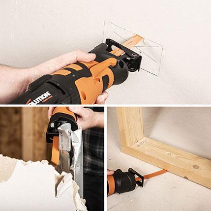 Evolution Corded Reciprocating Saw 850W (230v) Including 4 Blades | R230RCP