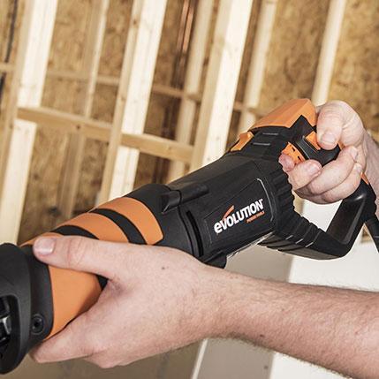 Evolution Corded Reciprocating Saw 850W (230v) Including 4 Blades | R230RCP