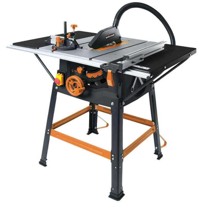 Evolution R255MTS 255mm Table Saw With TCT Multi-Material Cutting Blade (230v) - Evolution Power Tools UK