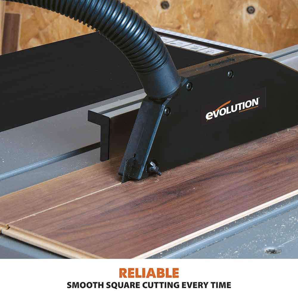 Evolution R255MTS 255mm Table Saw With TCT Multi-Material Cutting Blade (230v)