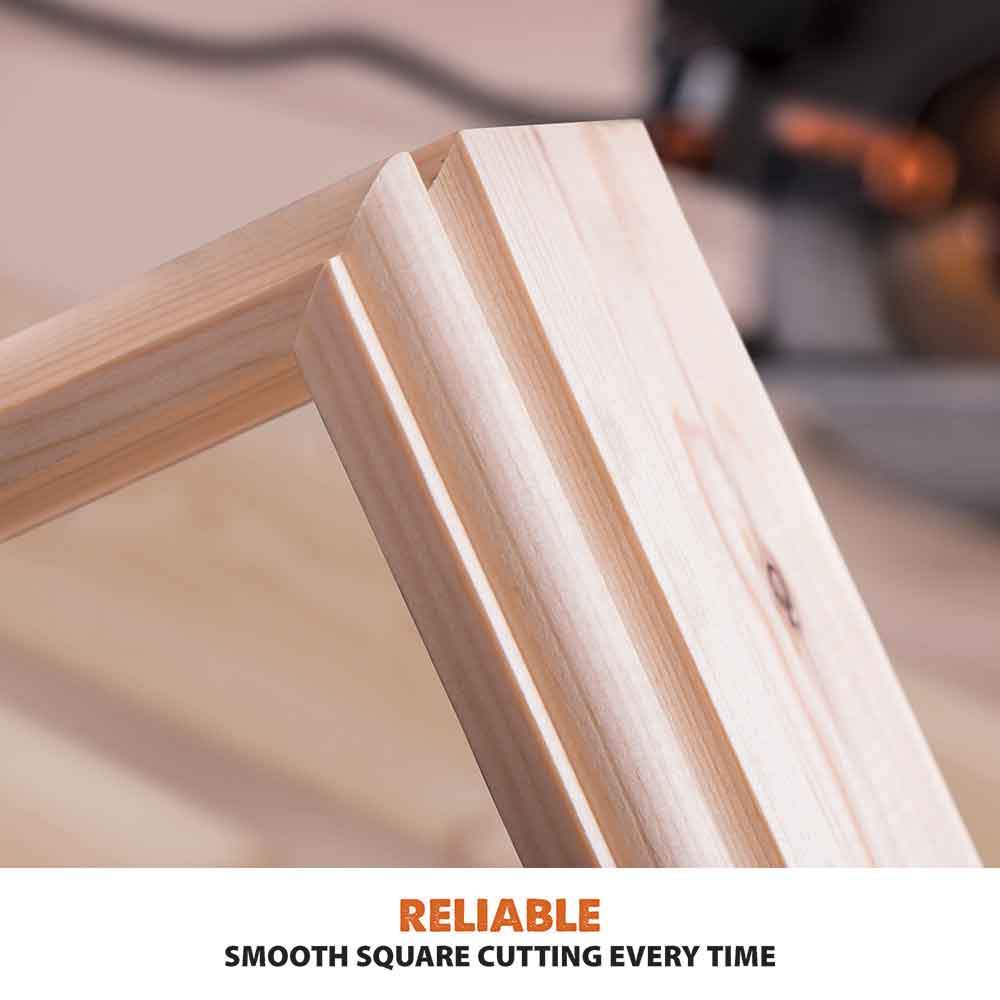 Evolution R255SMS 255mm Sliding Mitre Saw With TCT Multi-Material Cutting Blade