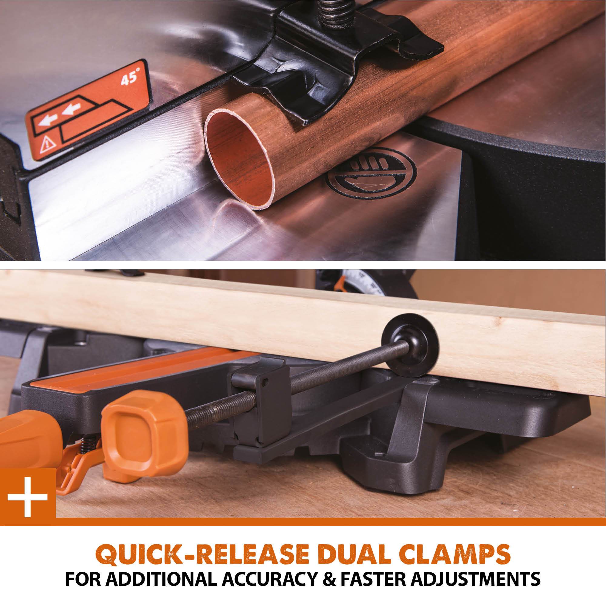 Evolution R255SMS+ 255mm Sliding Mitre Saw With TCT Multi-Material Cutting Blade (Refurbished - Like New)