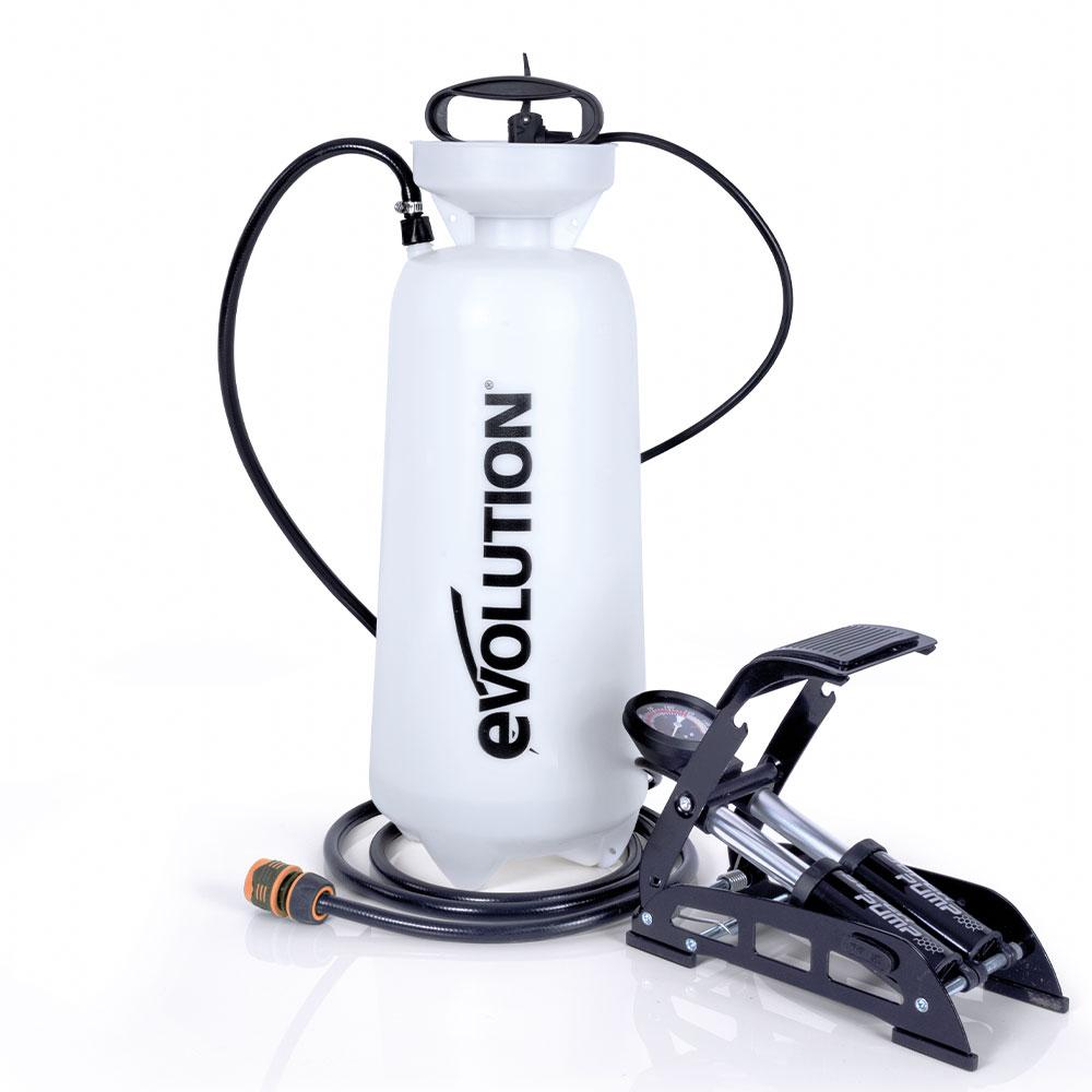 R300DCT+ Electric Disc Cutter with Foot Pump Water Bottle, Bag & Extra Blade Bundle
