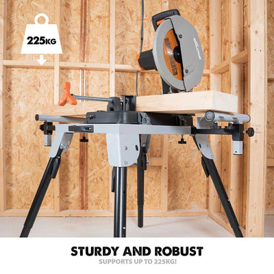 Evolution R355CPS 355mm Chop Saw + Extra 355mm Blade + Chop Saw Stand Bundle