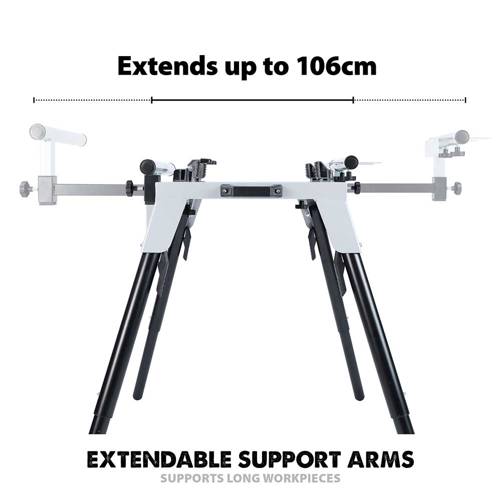 Evolution R355CPS 355mm Chop Saw + Extra 355mm Blade + Chop Saw Stand Bundle
