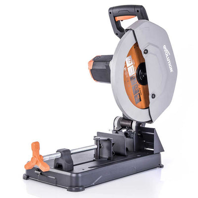 Evolution R355CPS 355mm Chop Saw + Extra 355mm Blade + Chop Saw Stand Bundle