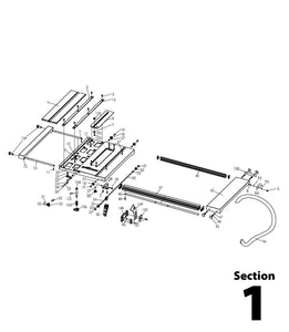 Evolution RAGE5-S Spare Parts Section 1 (Table Top)