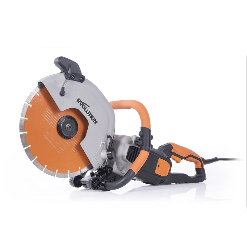 Refurbished B-Stock Evolution R300DCT+ 300mm Electric Disc Cutter with Water Dust Suppression - Evolution Power Tools UK
