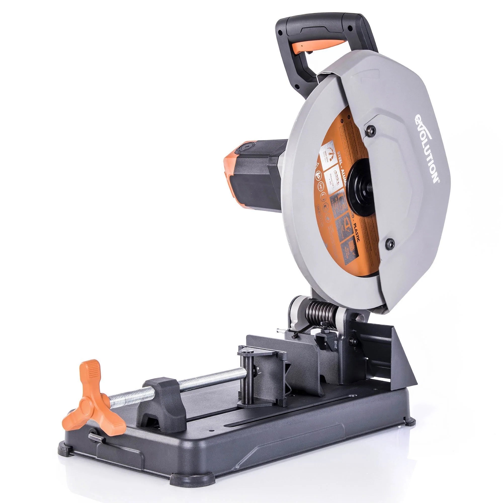 Refurbished C-Stock Evolution R355CPS 355mm Chop Saw with TCT Multi-material Cutting Blade